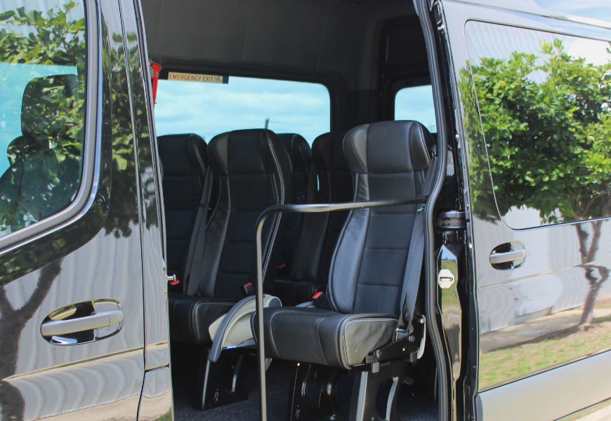 Empire travel group - Mercedes Sprinter Black Interior