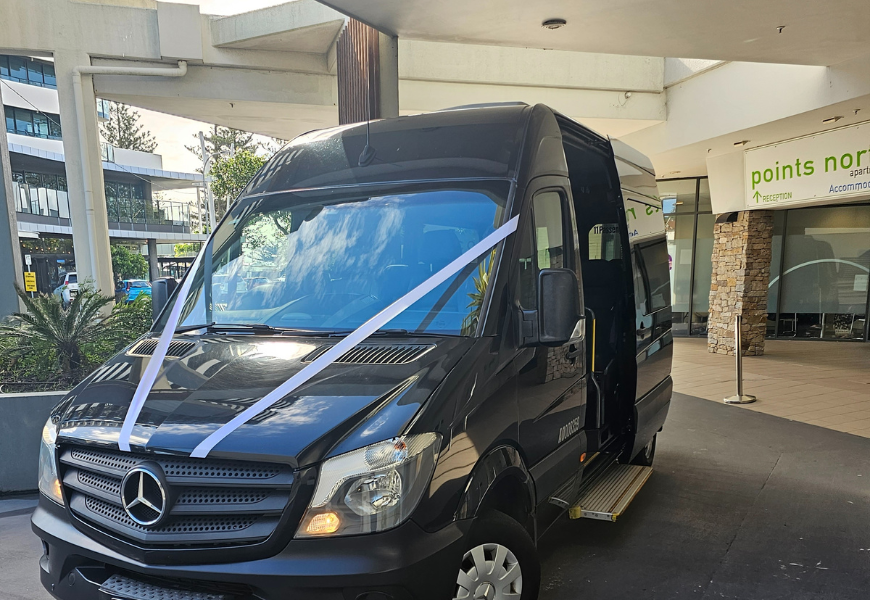 Empire travel group - Mercedes Sprinter Wedding car